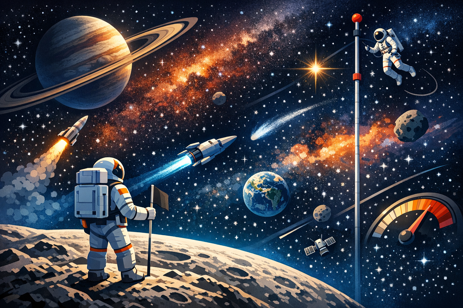 Beyond the Moon: Breaking Space Records