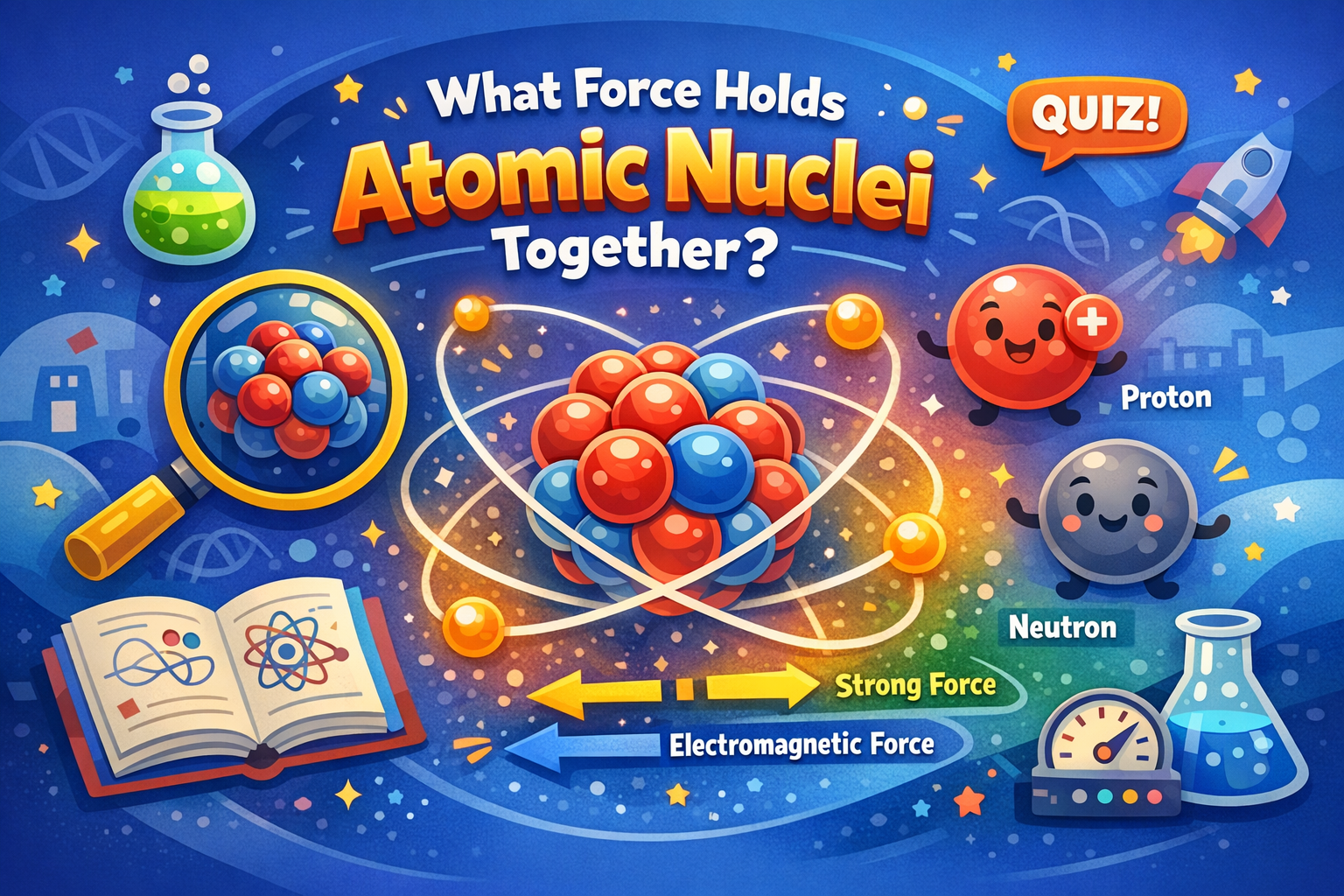 What Force Holds Atomic Nuclei Together?