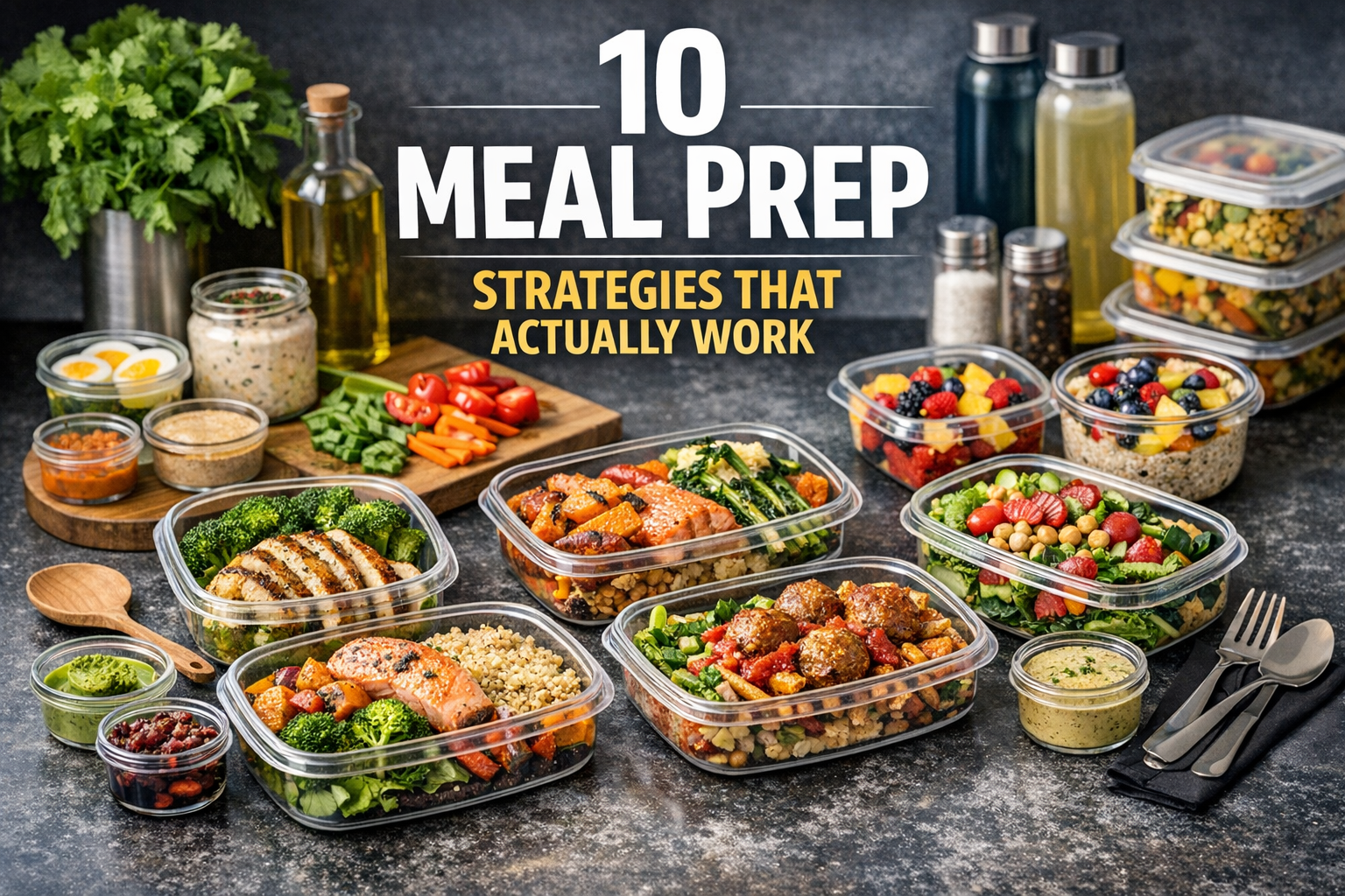 10 Meal Prep Strategies That Actually Work
