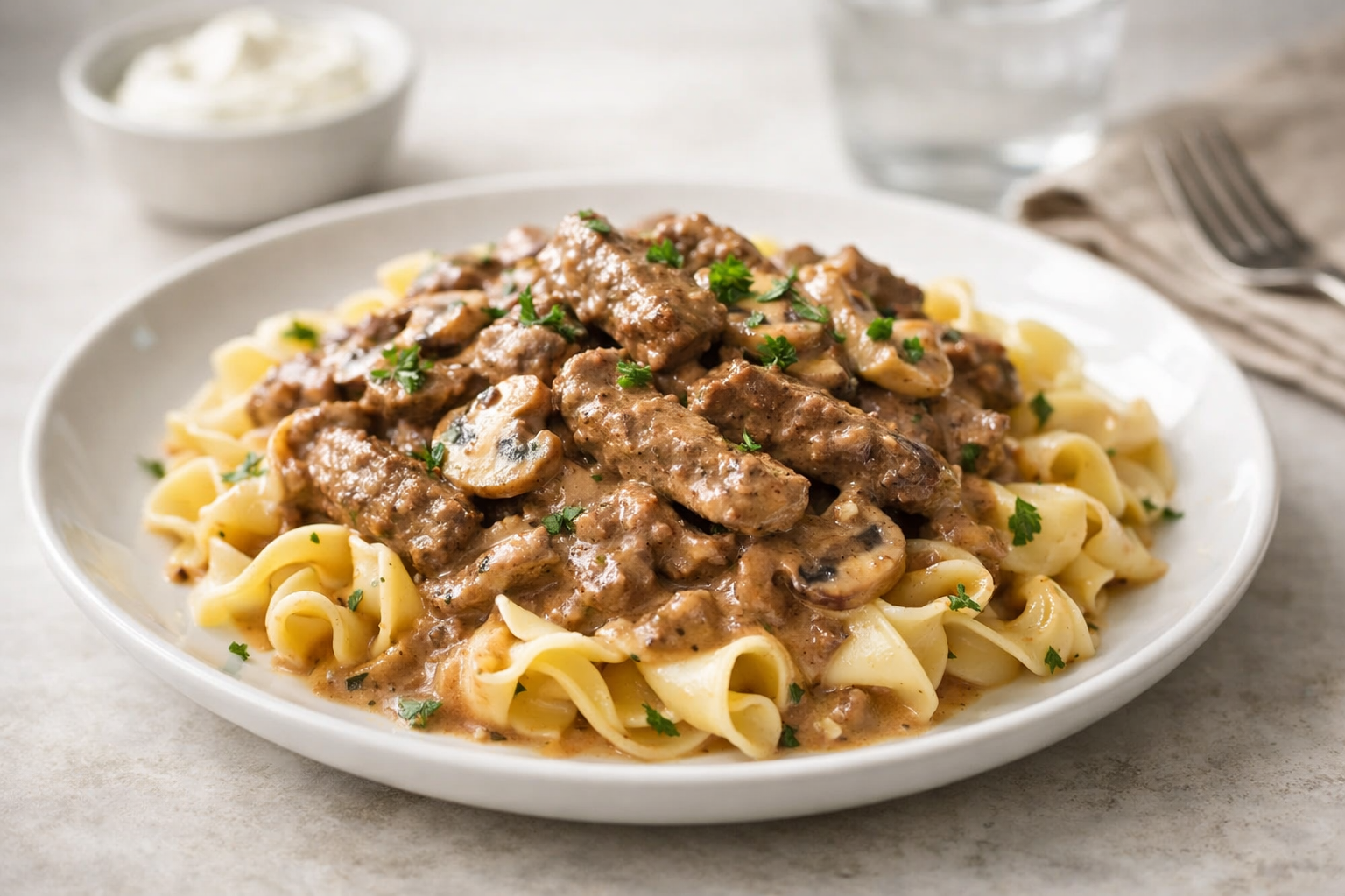 Classic Comfort Beef Stroganoff