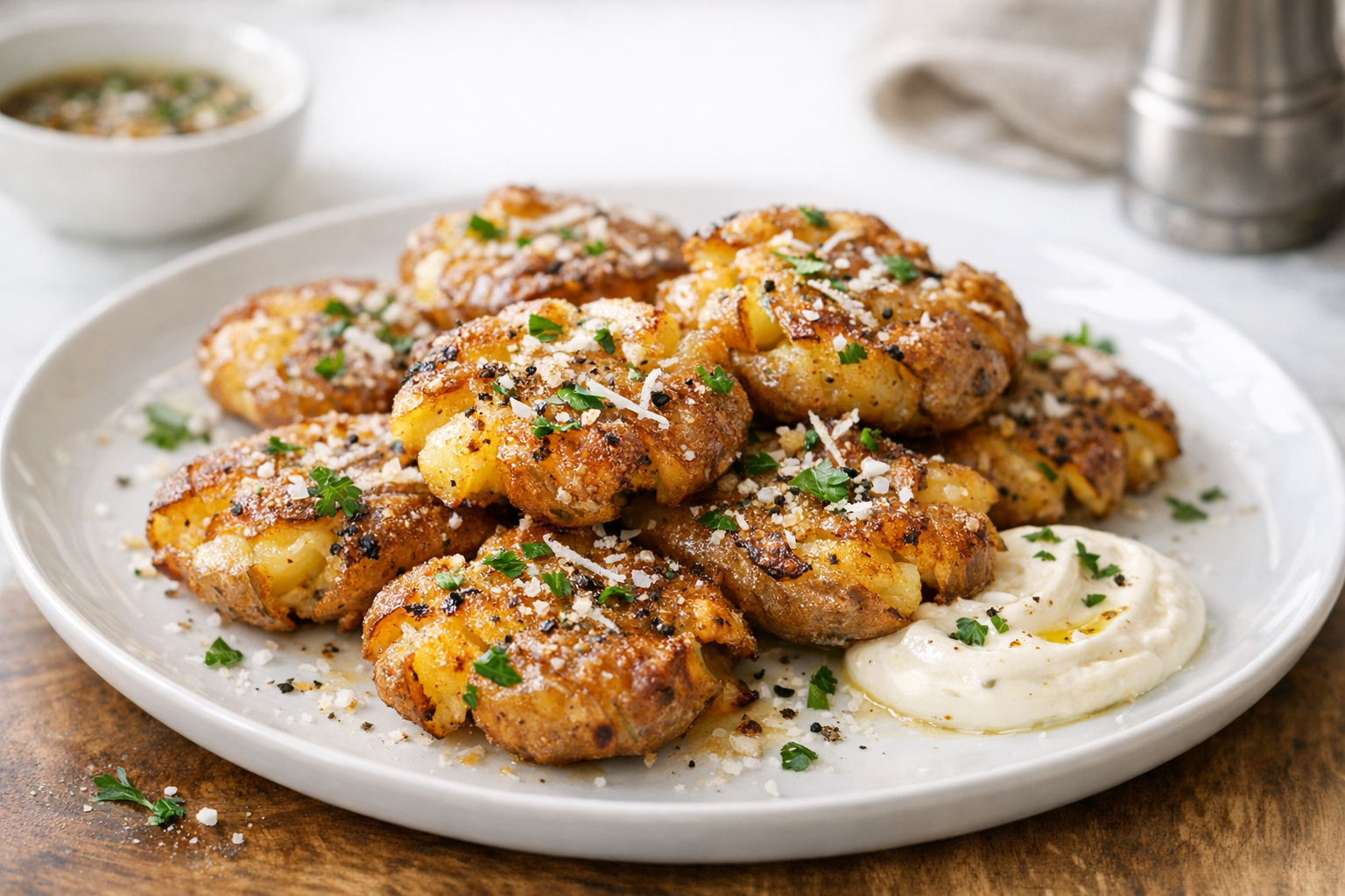 Crispy Smashed Potatoes