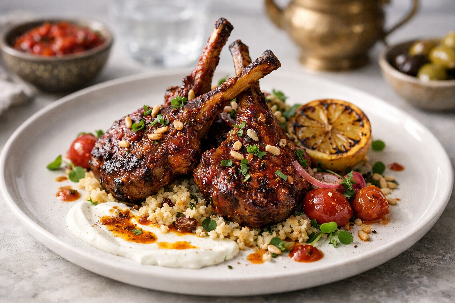 Harissa Lamb Chops