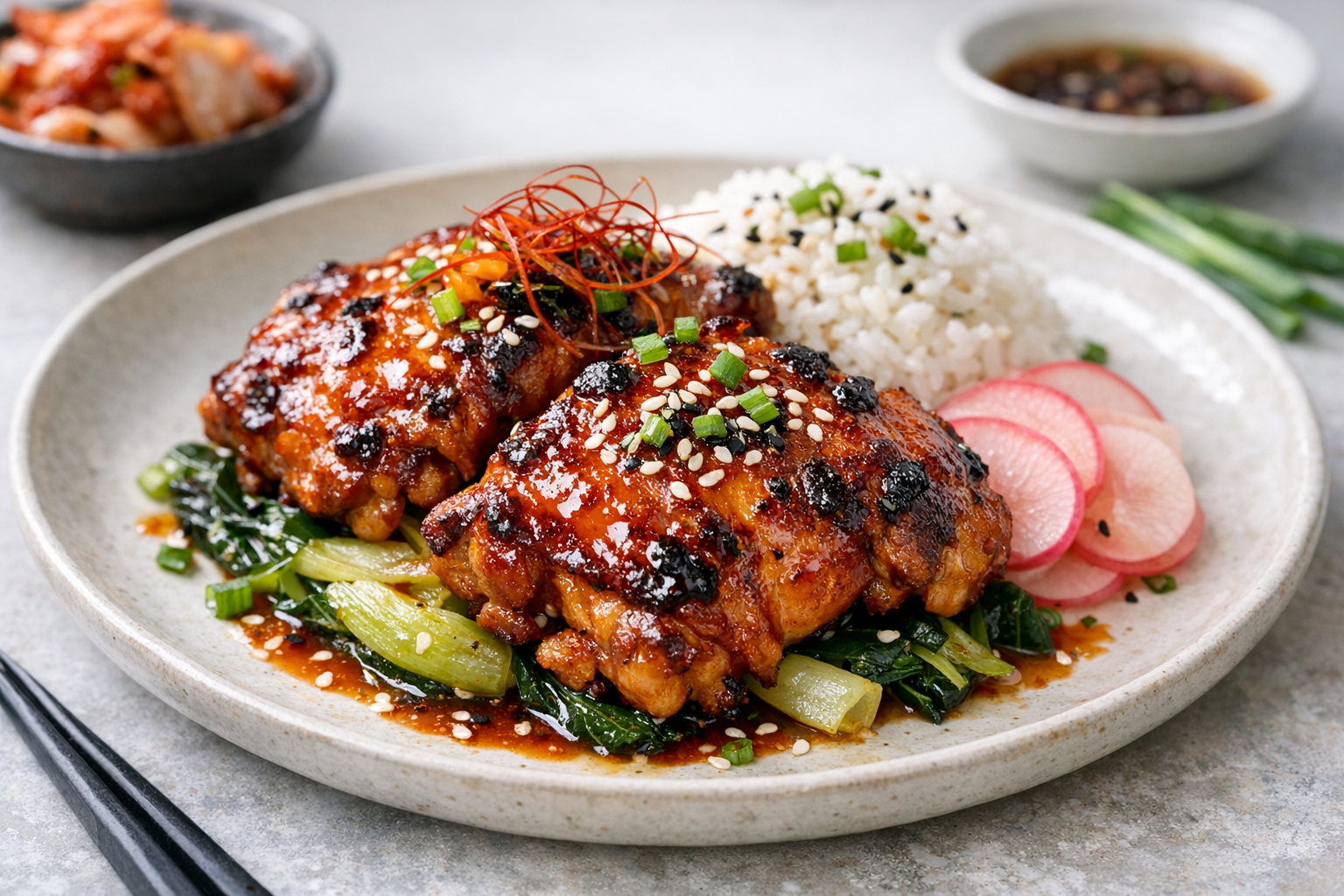 Korean Gochujang Chicken Thighs