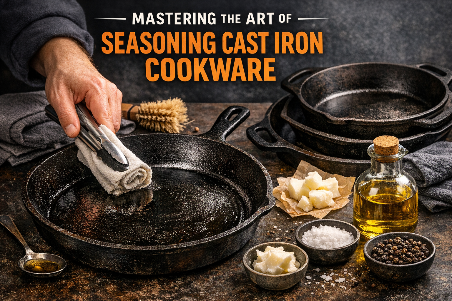 Mastering the Art of Seasoning Cast Iron Cookware