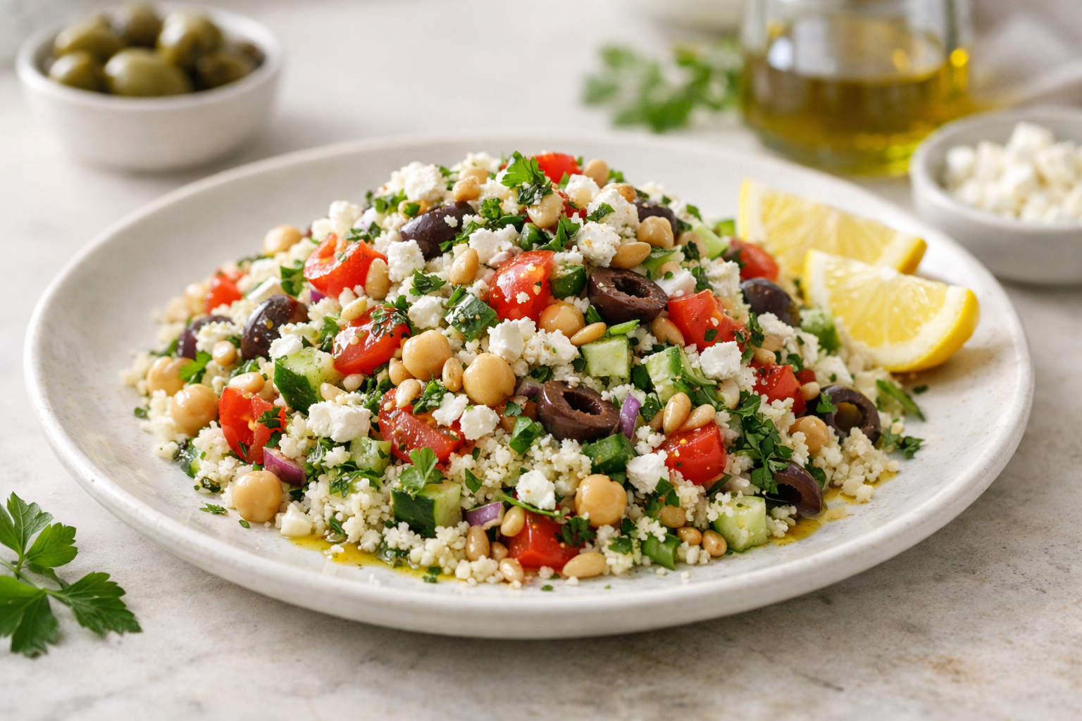 Mediterranean Cauliflower Couscous