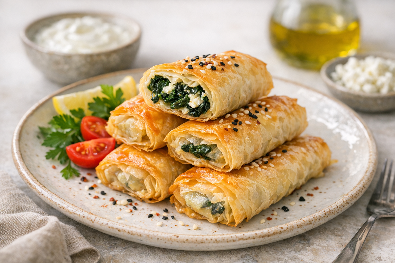 Spinach and Feta Borek