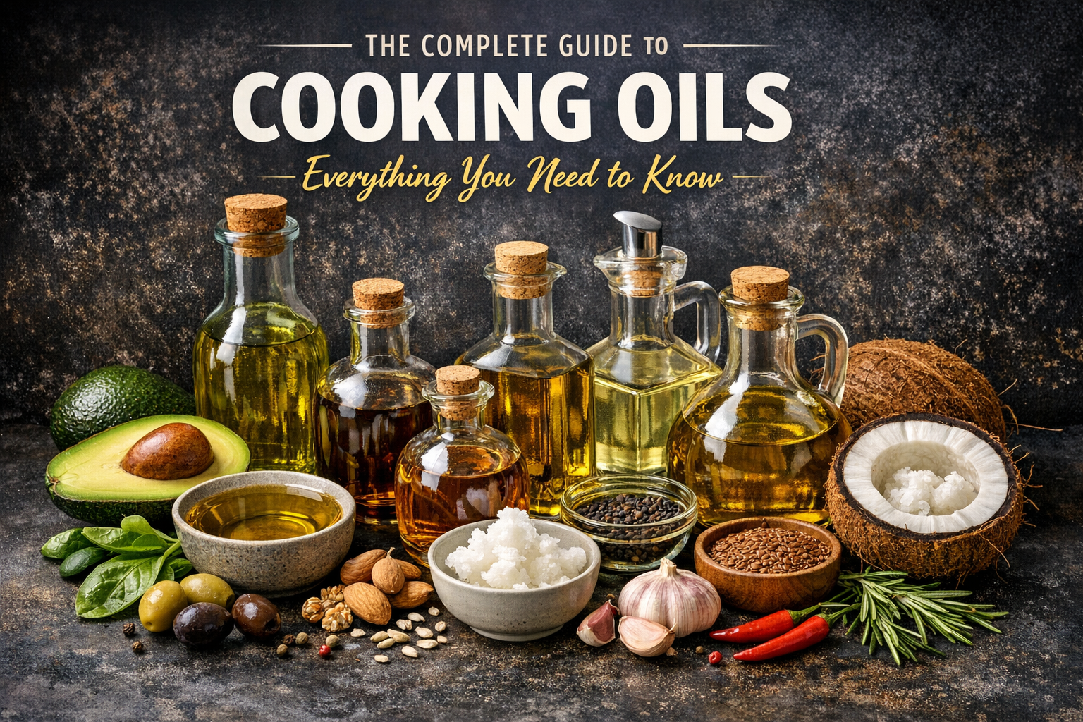 The Complete Guide to Cooking Oils: Everything You Need to Know