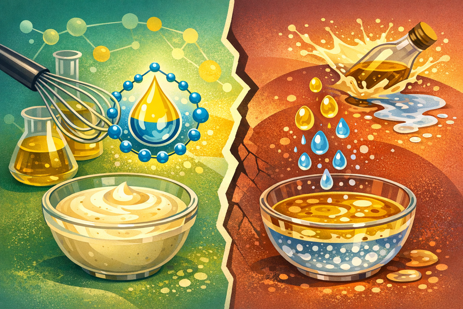 The Science of Emulsions: Why Sauces Hold Together or Fall Apart