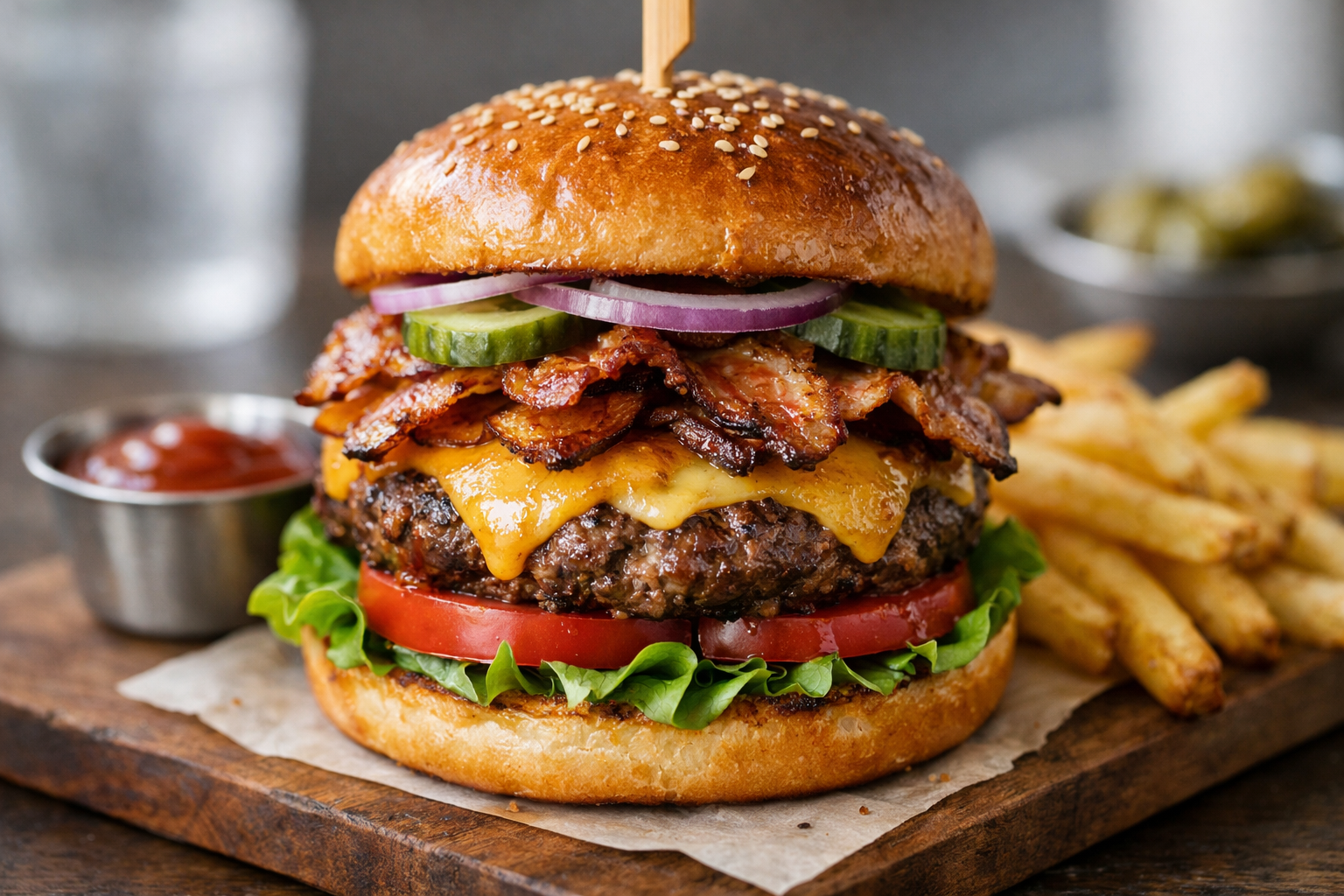 Ultimate Bacon Cheeseburger