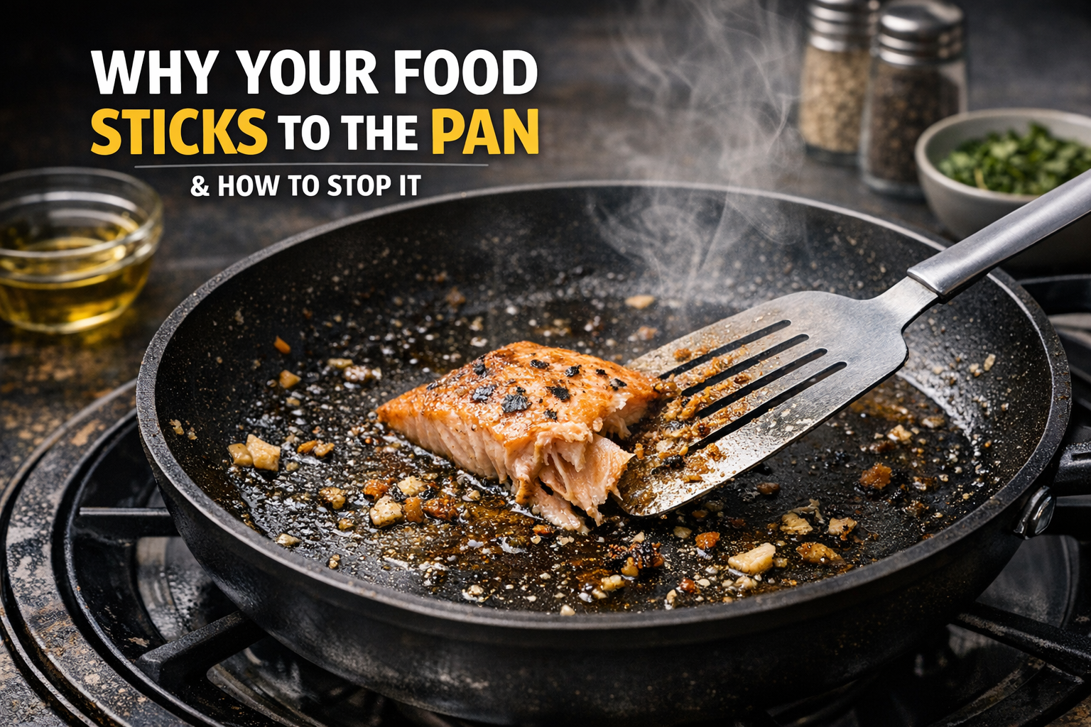 Why Your Food Sticks to the Pan (And How to Stop It)